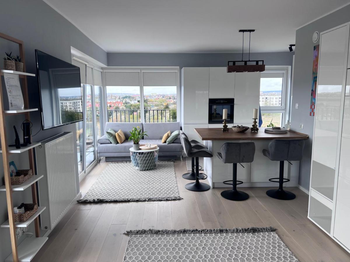 Przytulne Z Widokiem Appartement Szczecin Buitenkant foto