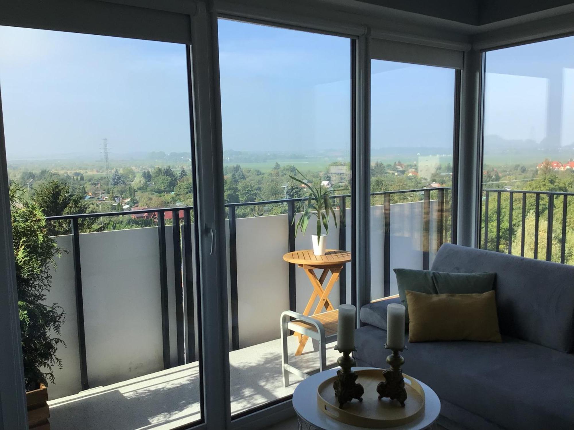 Przytulne Z Widokiem Appartement Szczecin Buitenkant foto